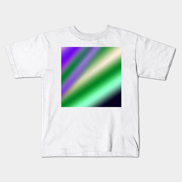 purple green white abstract texture art Kids T-Shirt by Artistic_st